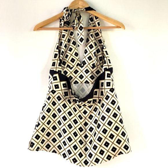 J.Crew 100% Silk Halter Top Women's Size 10 - Picture 3 of 6